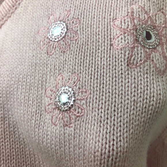 GAP SWEATER, girls S, pink 100% Cotton Easter, Spring, Summer, Beautiful Details - Picture 6 of 11